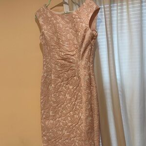 Ralph Lauren Blush Floral Midi Dress